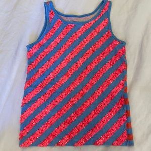 J crew sequin tank